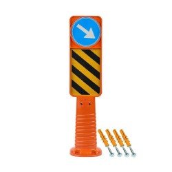 Esnek Refüj Başı Tabelası