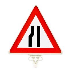 Soldan Daralan Yol Uyarı Levhası