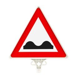 Kasisli Yol Uyarı Levhası (Çift Yönlü)