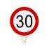 Azami Hız Sınırlaması 30 KM Uyarı Levhası (Tek Yönlü)