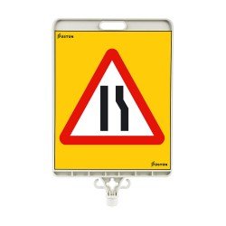 Dikdörtgen Levha Sağdan Daralan Yol