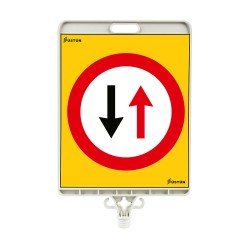 Dikdörtgen Levha İki Yönlü Trafik