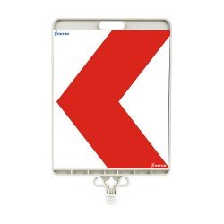 Dikdörtgen Levha Tehlikeli Viraj (Çift Yönlü)