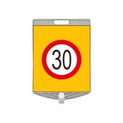 Azami Hız 30 Tabelası 340X400mm Ppc Uyarı Levhası