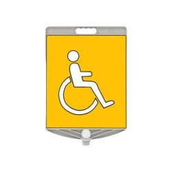 Engelli Park Yeri Tabelası 340X400mm Ppc Uyarı Levhası