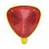 Solar Ledli Üçgen Flaşör Lamba (Kırmızı)