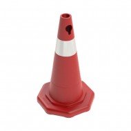 500mm Pvc Trafik Konisi - Tek Reflektifli