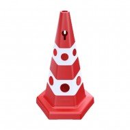 Kedi Gözlü Trafik Konisi 650 mm (Ağırlıklı)