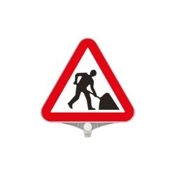 Yolda Çalışma Var 390 mm Ppc Uyarı Levhası