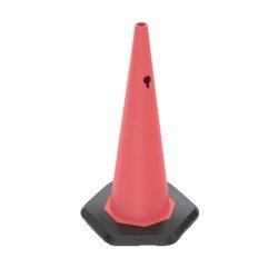 900mm Pvc Trafik Konisi - Pvc Ağırlıklı Reflektifsiz