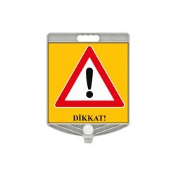 Dikkat Kare Levha 300x300 mm