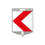 Tehlikeli Viraj Kare Levha 300x300 mm