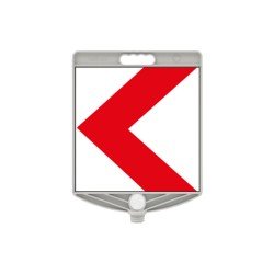 Tehlikeli Viraj Kare Levha 300x300 mm