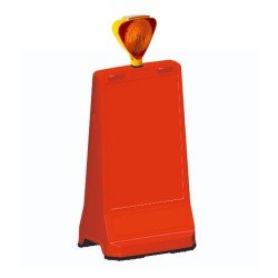 Flaşör Lambalı Ultra Levhalı Reklam Dubası (Kırmızı)