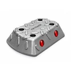 Plastik Mini Yol Butonu (Gri)